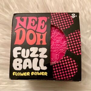 Nee Doh Pink Fuzz Ball for Kids